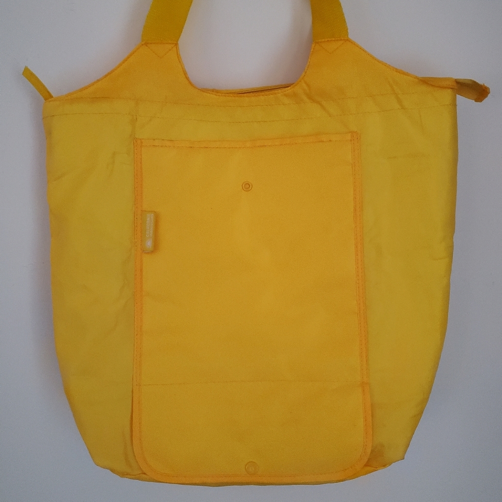 California Innovations Bold Yellow Temperature Insulated Picnic Cooler Tote Bag - Picture 4 of 11